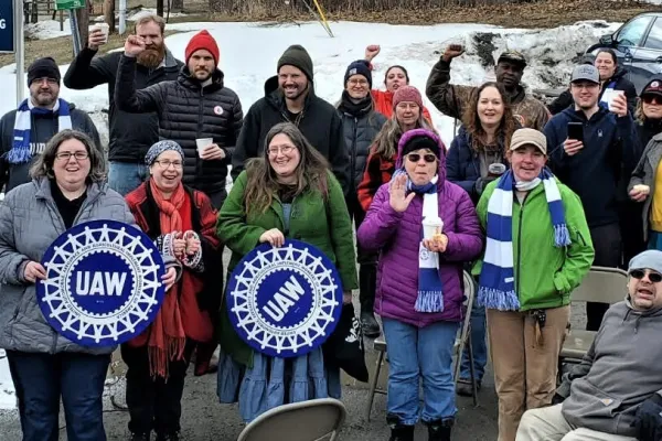 Goddard College Staff Picket