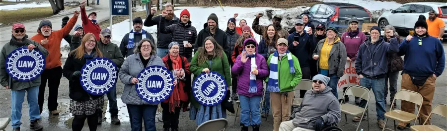Goddard College Staff Picket