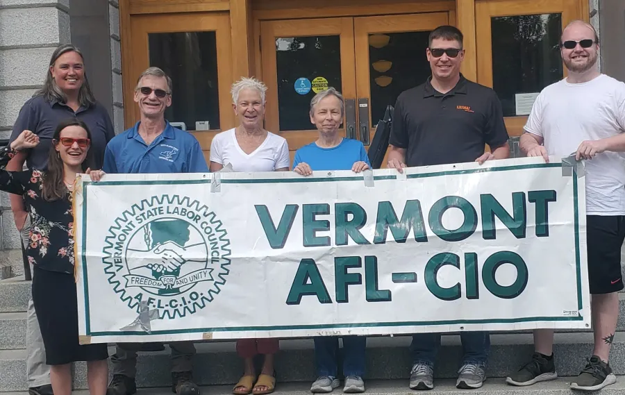 Barre Community Investment Ordinance Celebration in Front of Barre City Hall