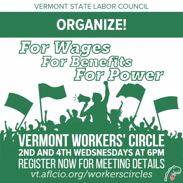 Vermont Workers Circle Flyer